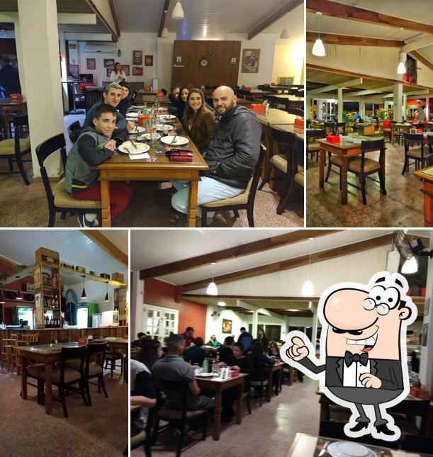 O interior do Pizzaria D'julius Rodízio