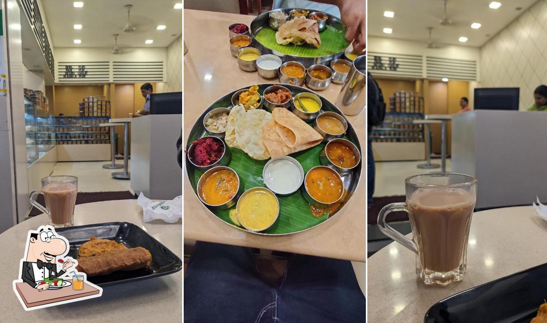 Meals at Brindavan hotels, P. J. Antony road junction at Palarivattom