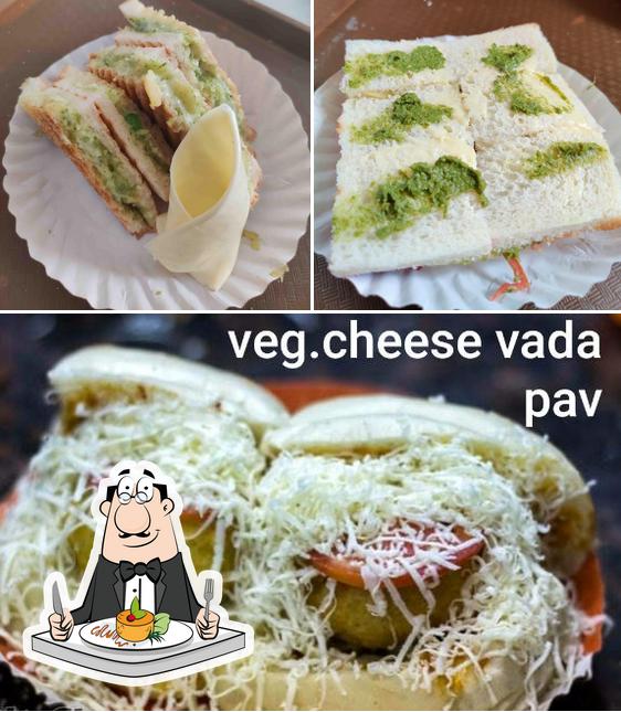 Food at Buddy's Vadapav & Sandwich ( Lunsikui )