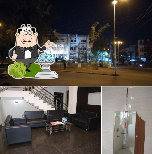 You can get some fresh air at the outside area of Hotel Kailas Residency Managed by Knight hotels and restaurants