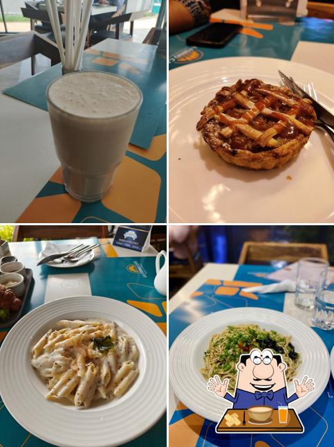 Clam chowder at La Forno Cafe