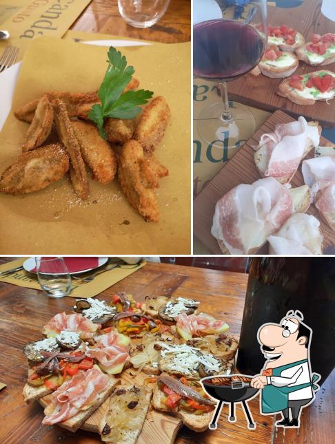 Prenditi i un pasto a base di carne a Locanda Del Buon Gusto - Vino E bruschette