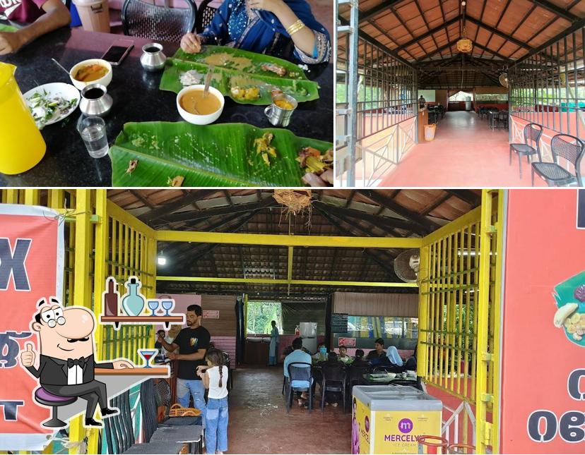The image of interior and food at Lunch box homely restaurant