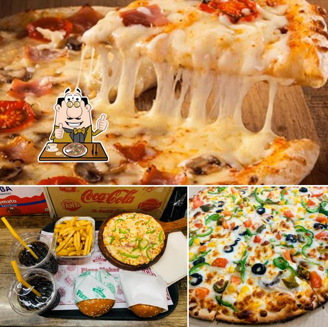 Get pizza at CB Pizza Maker