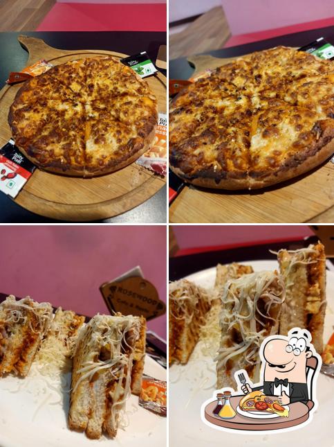 Try out pizza at Rosewood Cafe and Resto