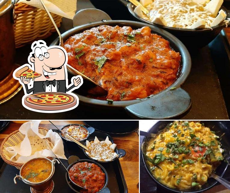 Try out pizza at The Bhopal Canteen