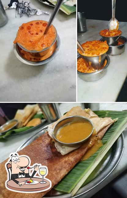 Food at Vijaya Vilas Vegetarian