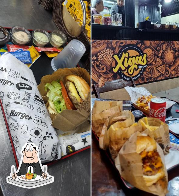 Comida em Xigas Burguer