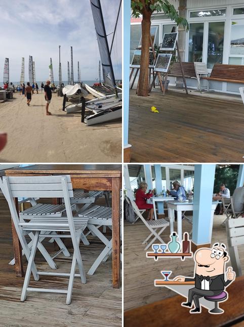 Gli interni di Yachting Club Versilia