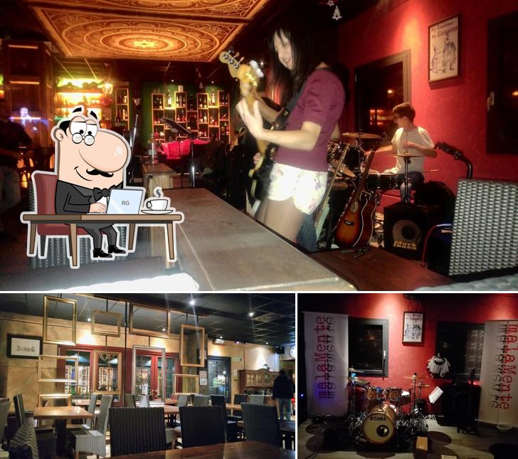 La interni e esterno del ristorante