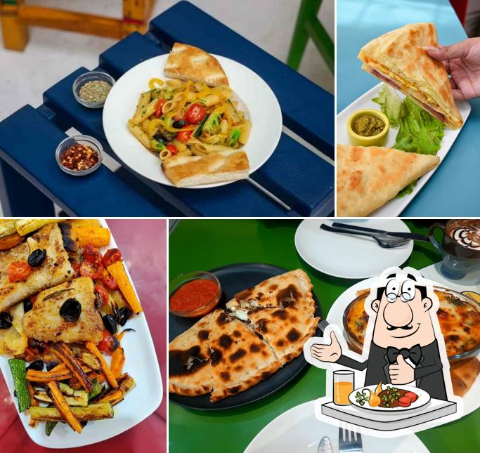 Food at 4 Coins Cafe