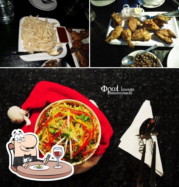 Food at Opal Lounge