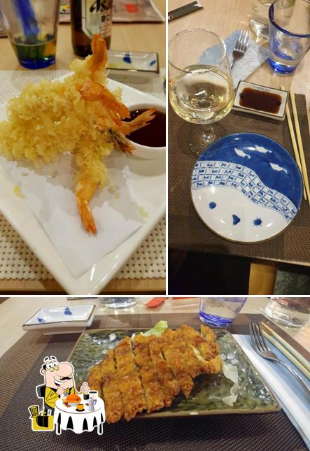 Cibo al Ristorante Giapponese Osaka
