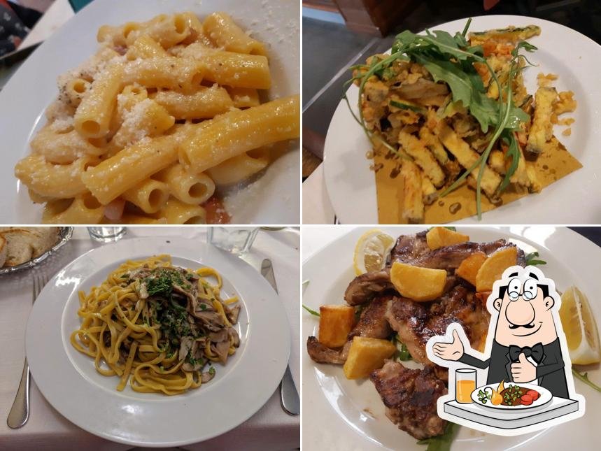 Cibo al Da Romolo alla Mole Adriana