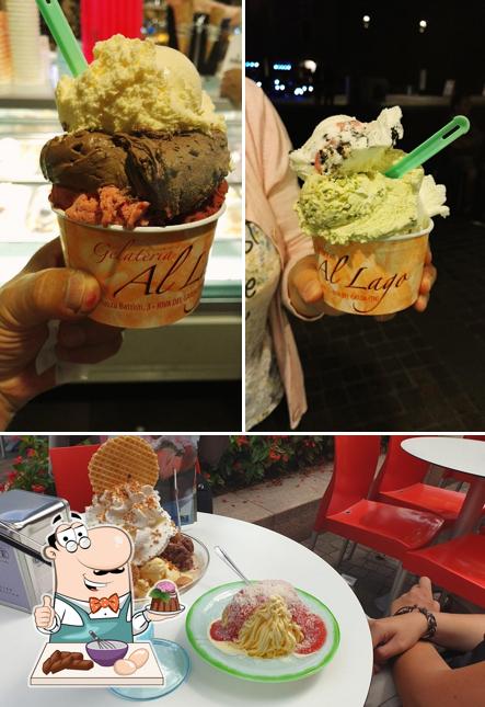 Bar Gelateria Al Lago offre un'ampia selezione di dessert