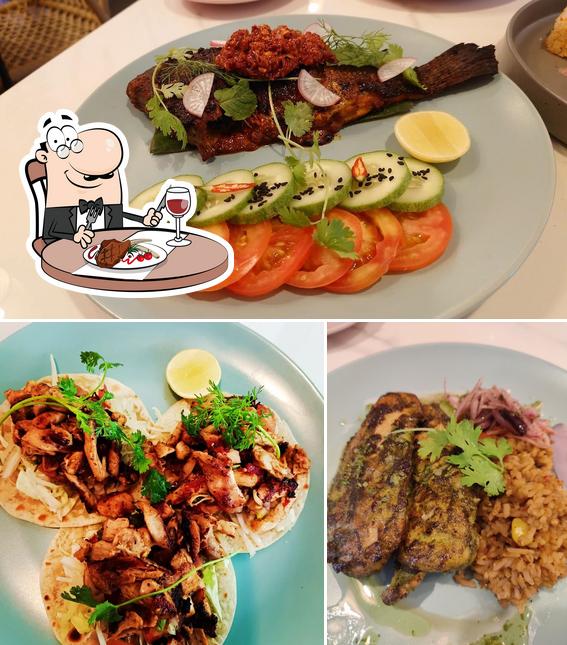 Order meat meals at Flamingo Globally Inspired Food