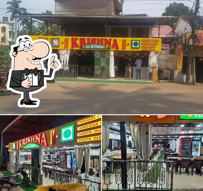Here's an image of Krishna veg restaurant