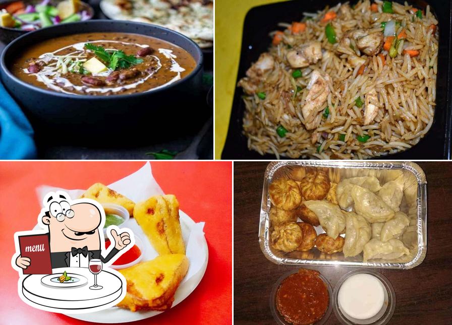 Food at Meenal Restaurant Aloo Paratha Paneer Paratha Mooli Paratha Gobhi Paratha Lunch