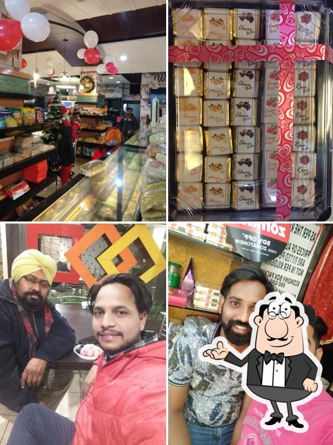 The interior of Parkash Sweets