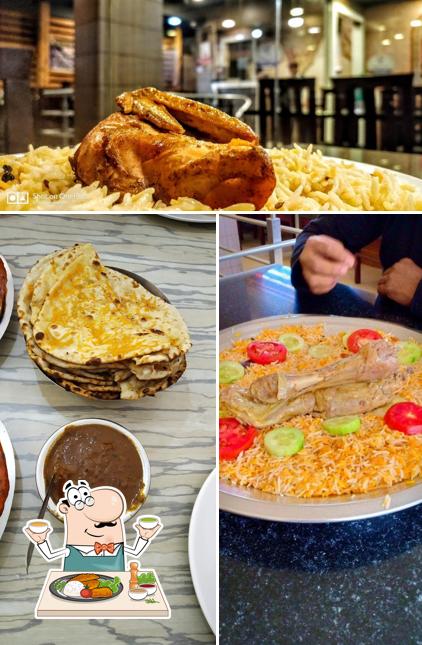 Food at Raidan restaurant