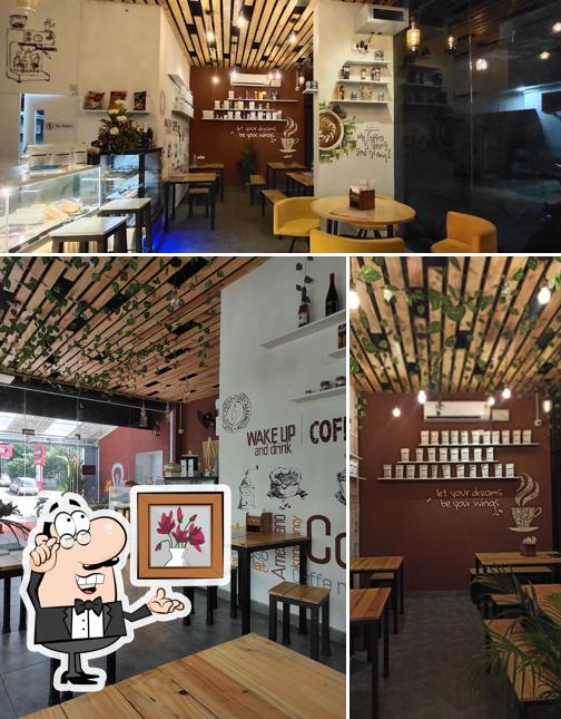 The interior of Soul Latte Breads & Coffees