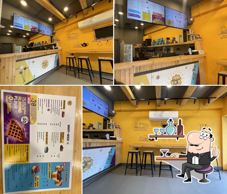 The interior of The Belgian Waffle Co