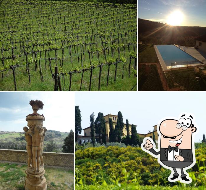 Guarda gli esterni di Villa di Spoiano
