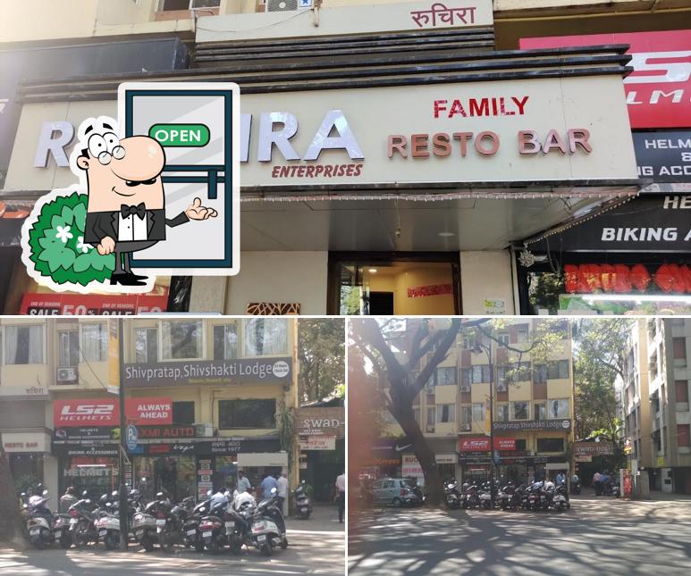 The exterior of Ruchira Family Restaurant & Bar