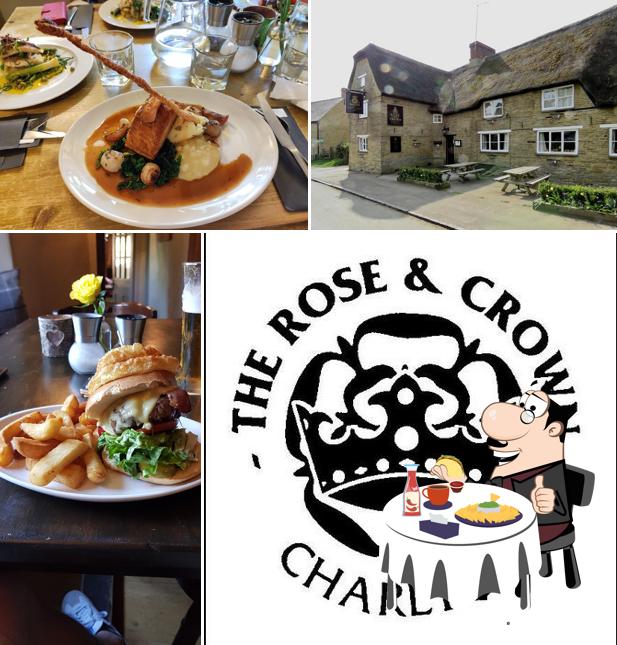 Try out a burger at The Rose & Crown Pub