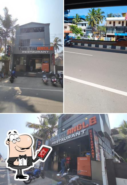 Check out how The Triangle Restaurant looks outside