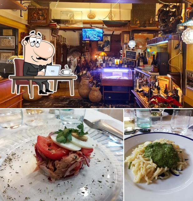 Siediti a un tavolo di Ristorante Da O Vittorio Recco