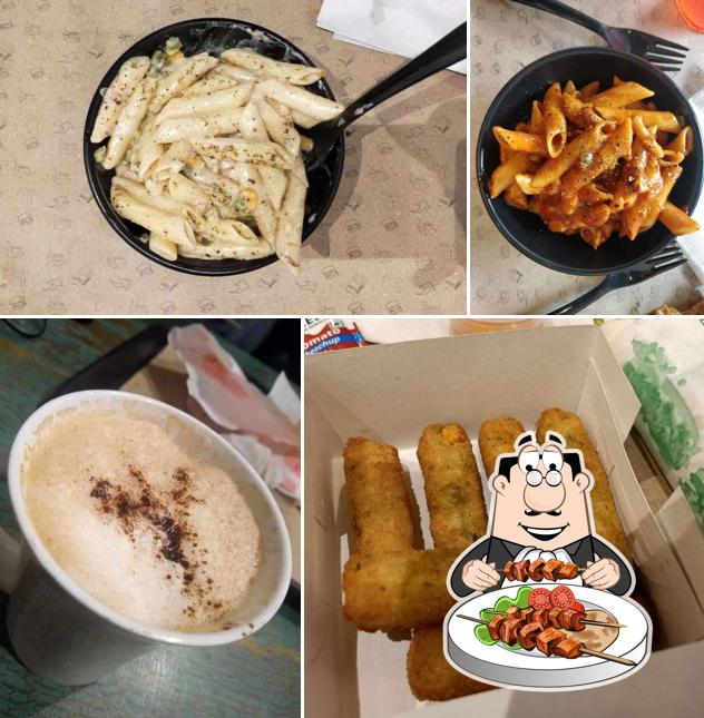 Spring rolls at Burger 27 Agra