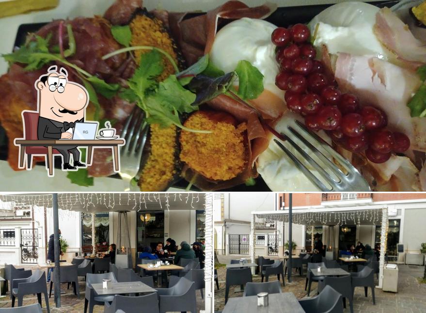 Guarda la foto che presenta la interni e cibo di - Caffè Del Corso -