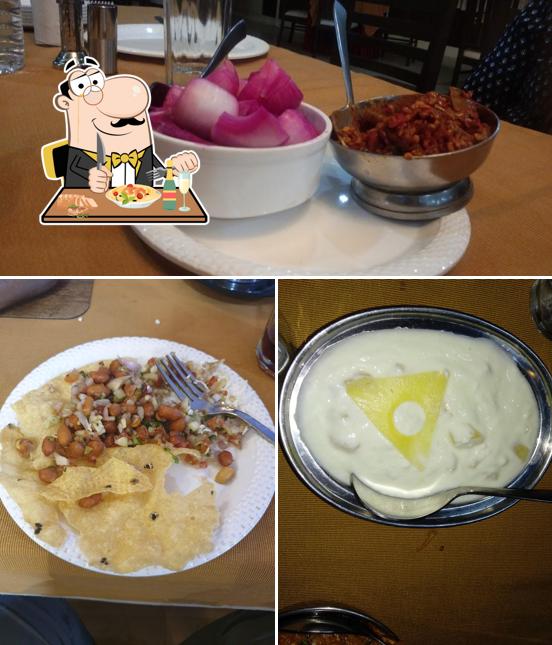 Food at Flavour Restaurant
