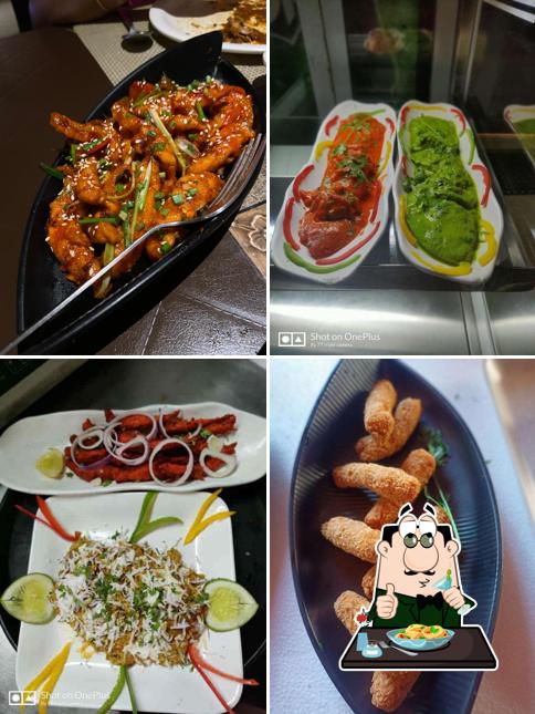 Food at Melange Restaurant