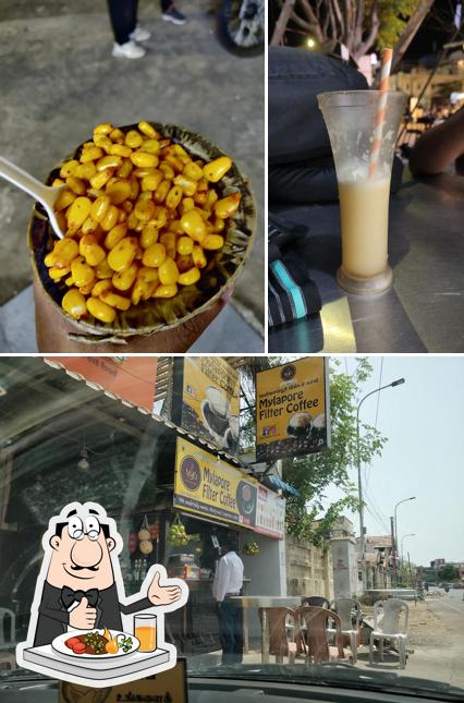 This is the photo depicting food and exterior at Mylapore filter coffee