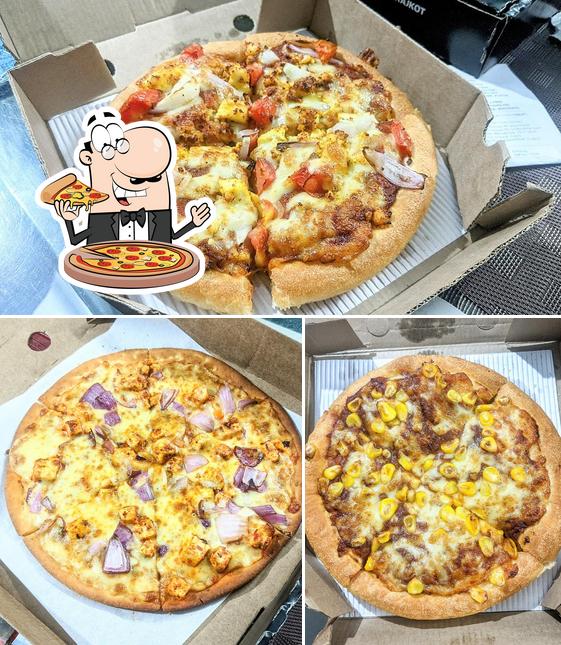 Try out various types of pizza