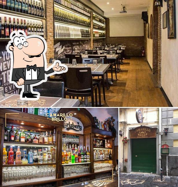 Guarda la immagine che presenta la interni e bancone da bar di Camarillo Brillo - CHIUSO