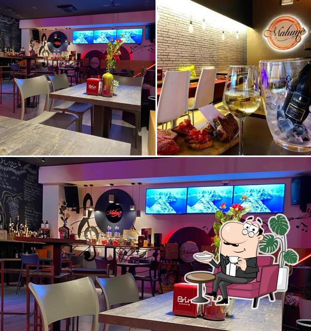 Gli interni di Malumè Bar