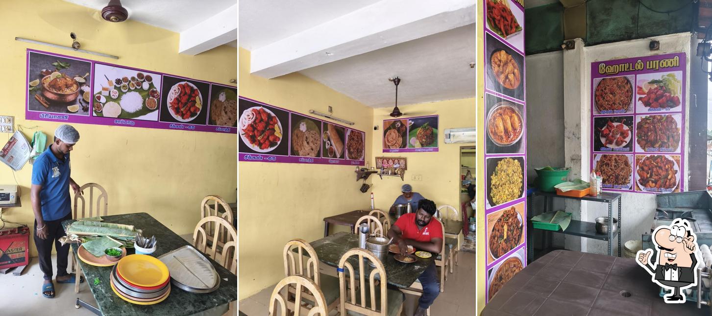 The interior of Hotel Bharani