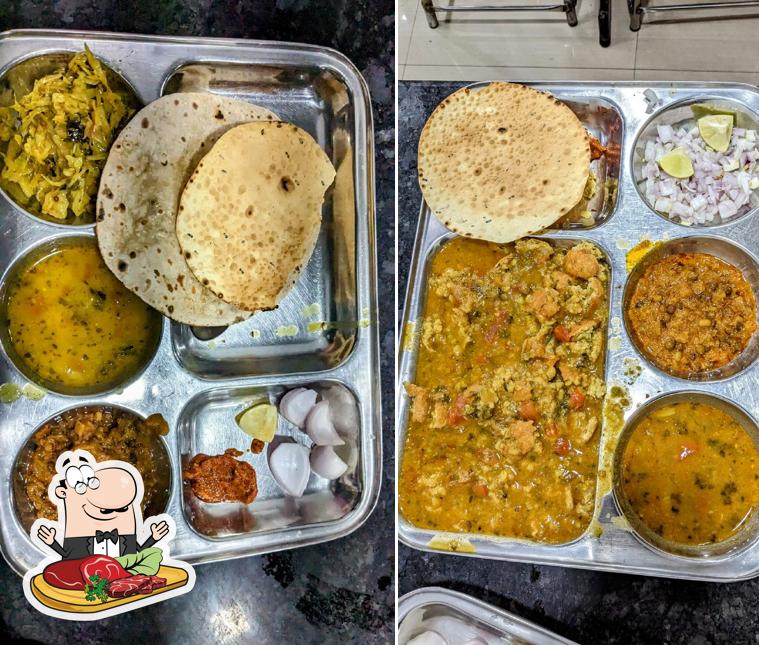 Pick meat dishes at Mahadev dining hall