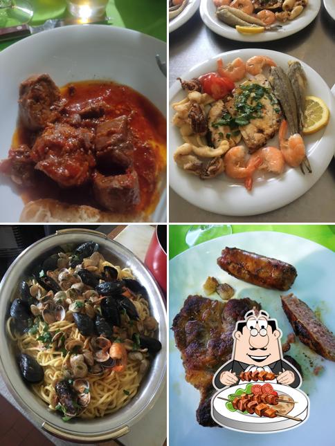 Platti al Osteria del Lupo