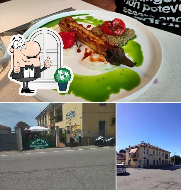 La foto di esterno e cibo da Osteria della Buona Condotta