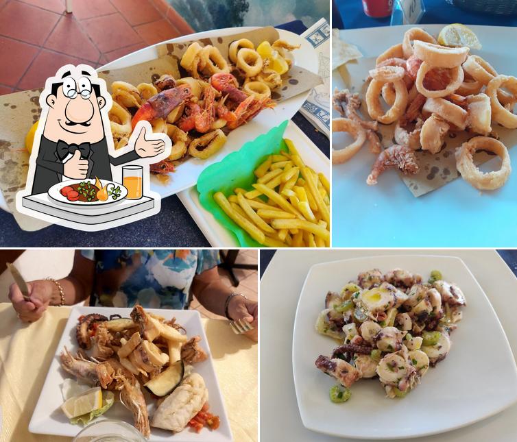 Cibo al Ristorante Domus De Mare