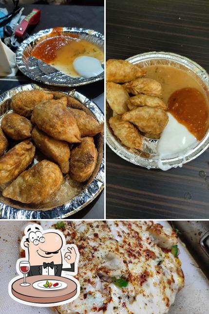 Food at Sardaar ji's rooftop,Sardaar ji's Toronto house, ji cafe,Sardaar ji momos and chaap