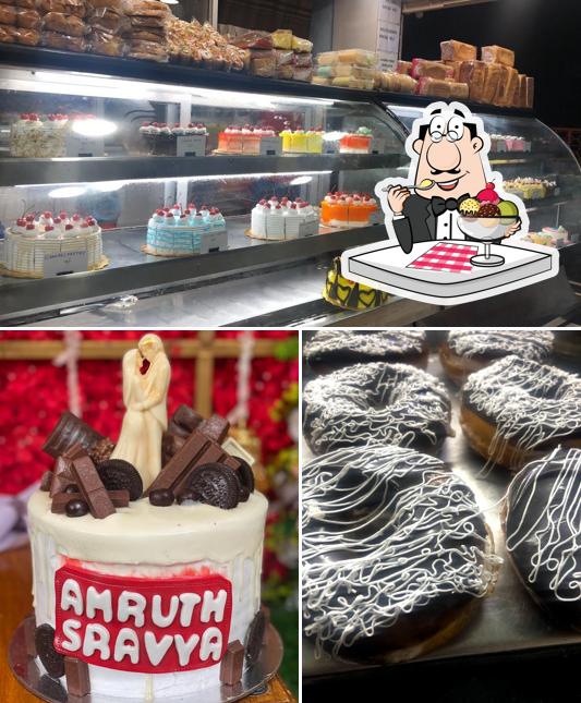 Vaani Bakery serves a variety of desserts