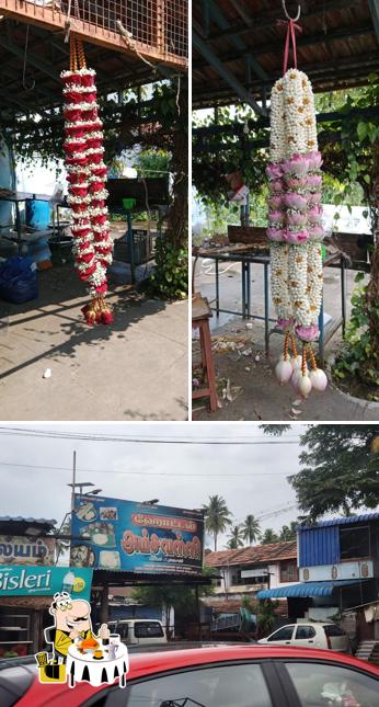 The image of food and exterior at S.M.H.Biriyani Center