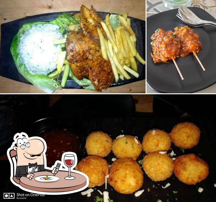 Food at The Mint Leaf Lounge