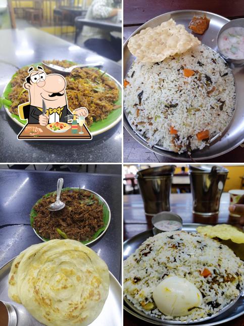 Food at Friends Restaurant