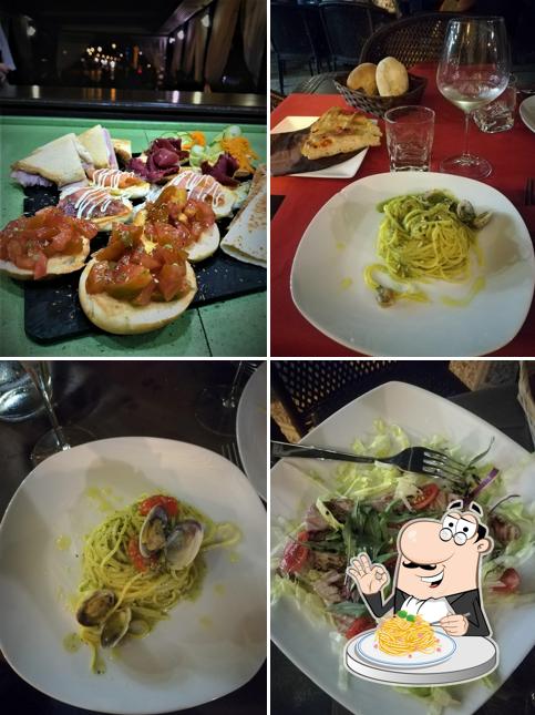 Spaghetti alla carbonara al Bar Gelateria 4M